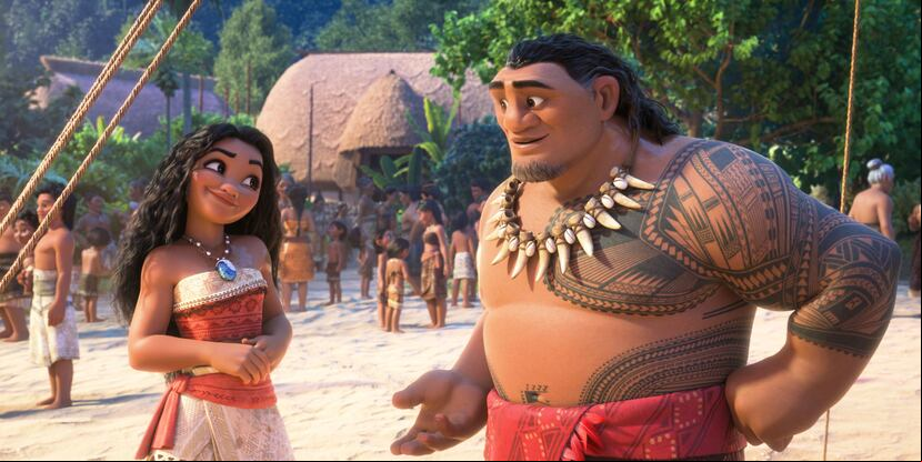 Escena de la película “Moana 2”, de Disney.