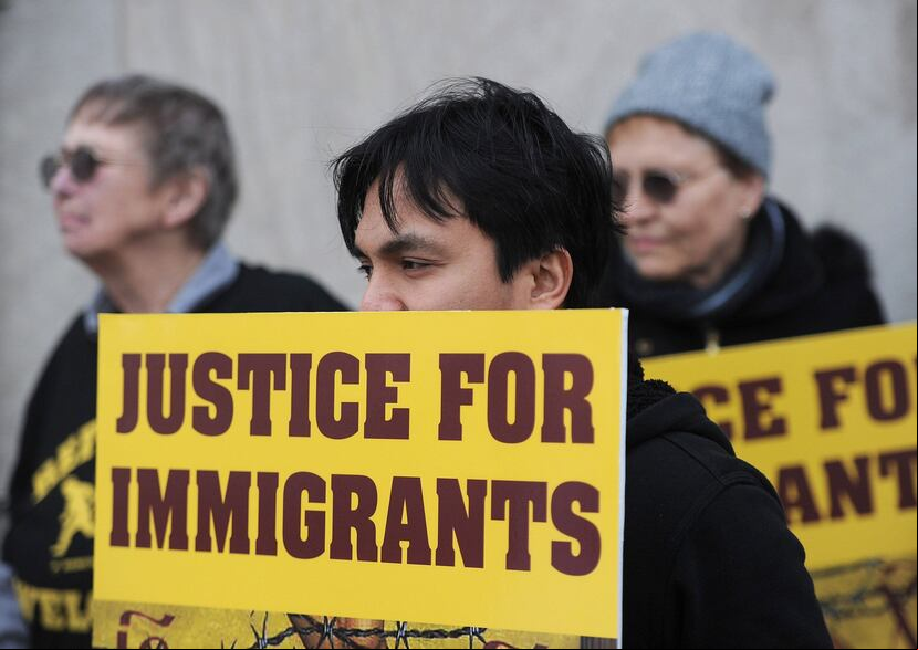Las leyes migratorias del presidente Donald Trump han provocado inumerables protestas. (AP)