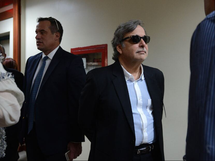 El presidente del conglomerado Spanish Broadcasting System (SBS) y Mega TV, Raúl Alarcón. Atrás, el ejecutivo de SBS Albert Rodríguez. (ana.abruna@gfrmedia.com)
